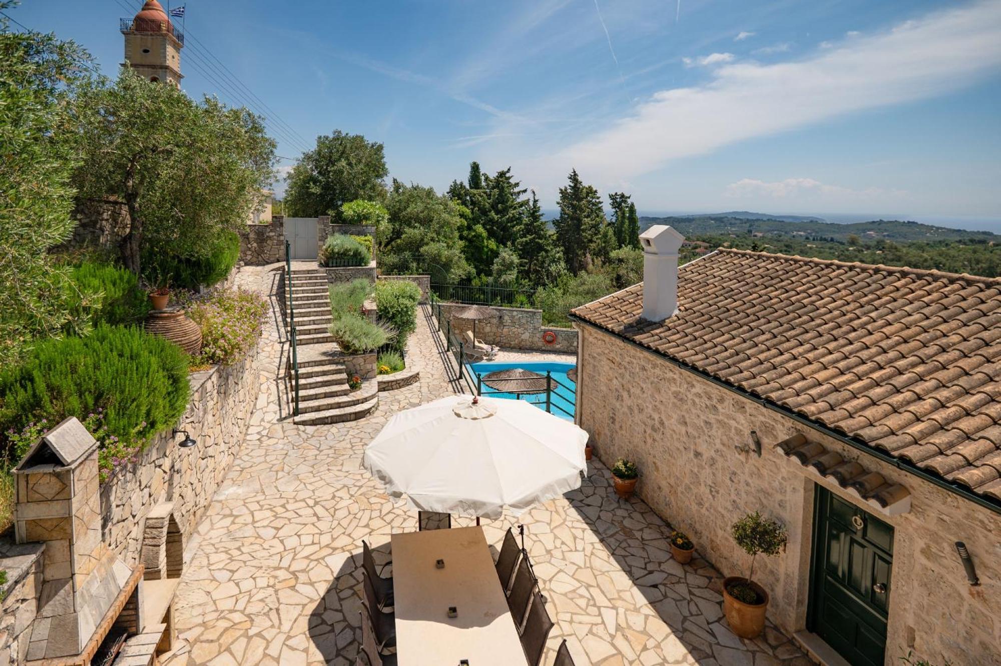 Villa Katerini Gaios Eksteriør billede